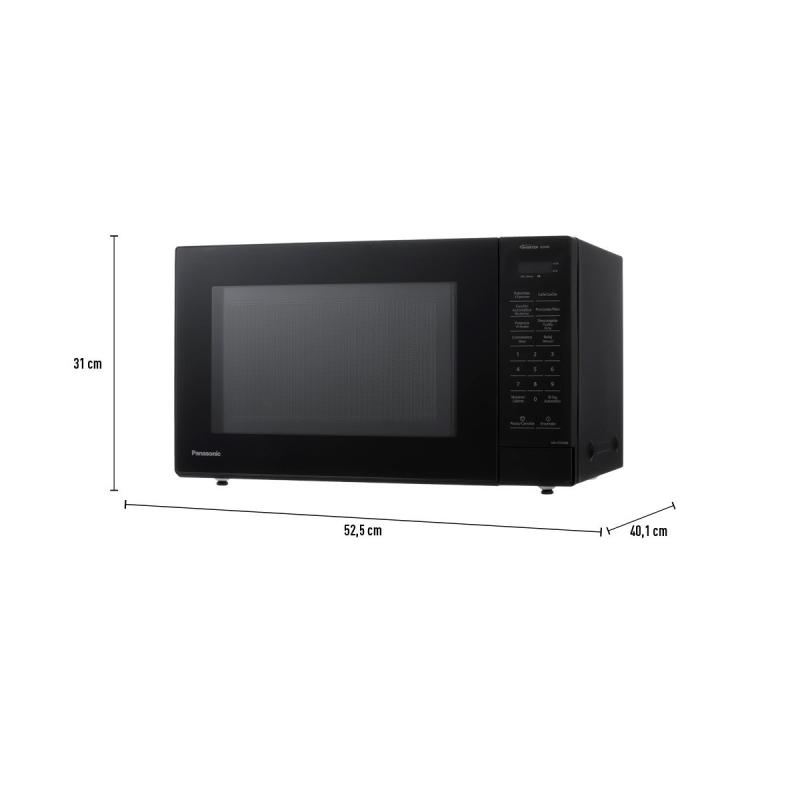 Panasonic Microondas de 1.2cuft inverter negro nnst65q