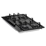 ESTUFA EMPOTRABLE NISATO A GAS 5 QUEMADORES 30" NPCT851GSDM