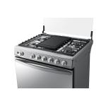 SAMSUNG ESTUFA A GAS DE 5 QUEMADORES DISEÃ‘O ESPEJO GRIS NX52T7522LS