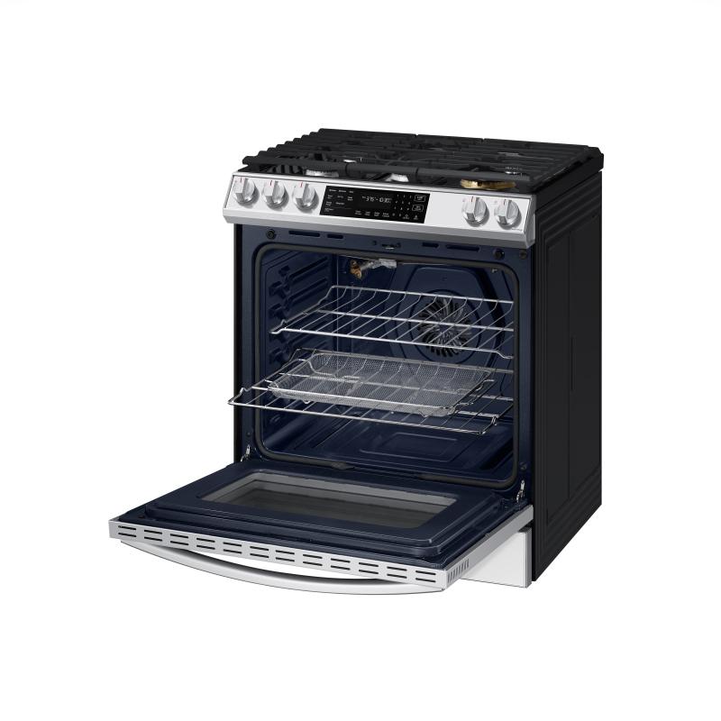 SAMSUNG ESTUFA A GAS BESPOKE DE 30" 5 QUEMADORES TRUE CONVECTION NX60BB851512