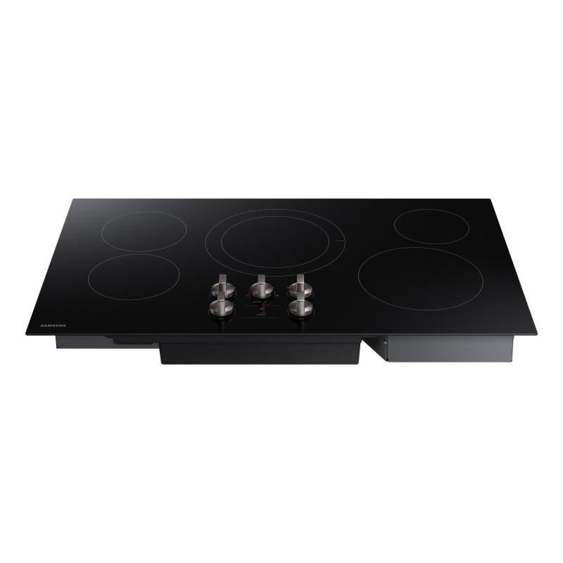 SAMSUNG ESTUFA ELECTRICA EMPOTRABLE DE 36" MESA DE CERAMICA VIDRIO NZ36R5330RK