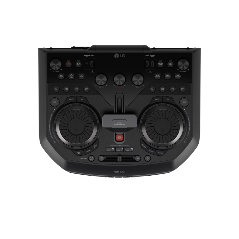 Lg Torre de sonido xboom ok99 de 2000w karaoke star pro dj wheel
