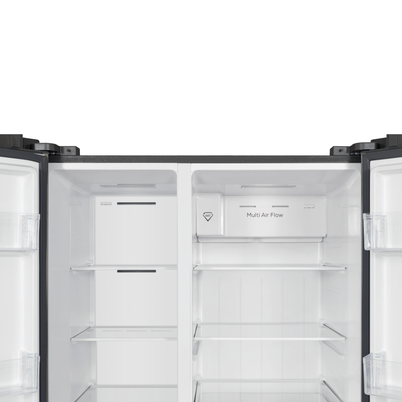 TCL REFRIGERADOR SIDE BY SIDE DE 17.8CUFT INVERTER GRIS CRISTAL P520