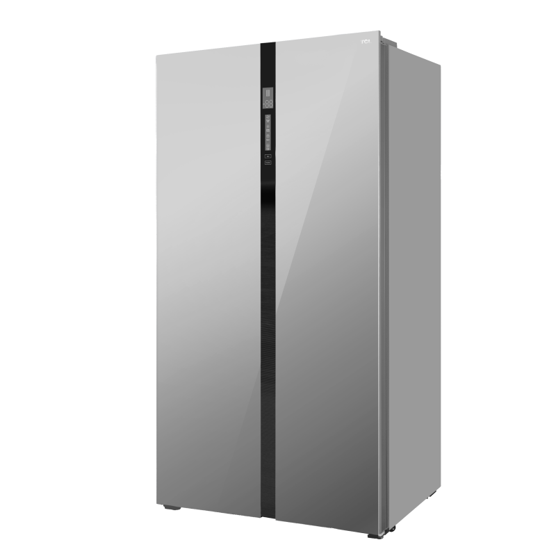 TCL REFRIGERADOR SIDE BY SIDE DE 17.8CUFT INVERTER GRIS CRISTAL P520