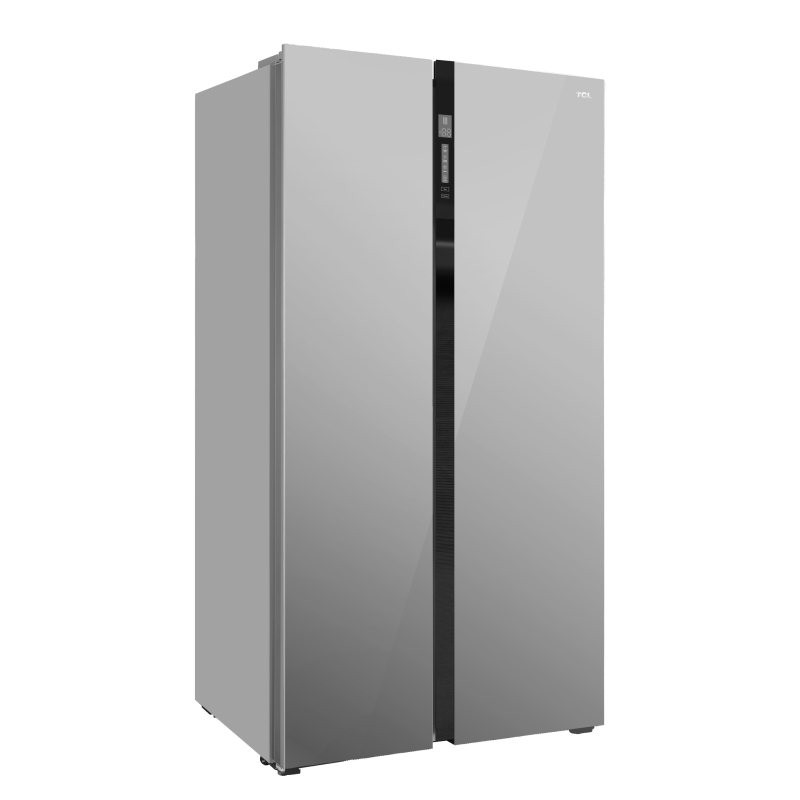 TCL REFRIGERADOR SIDE BY SIDE DE 17.8CUFT INVERTER GRIS CRISTAL P520