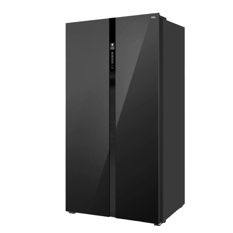 TCL REFRIGERADOR SIDE BY SIDE DE 22.2CUFT INVERTER NEGRO CRISTAL P650