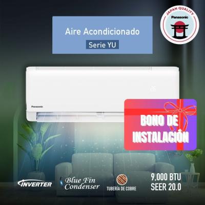 PANASONIC AIRE ACONDICIONADO DE 9212BTU INVERTER GAS R32 YU9AKV