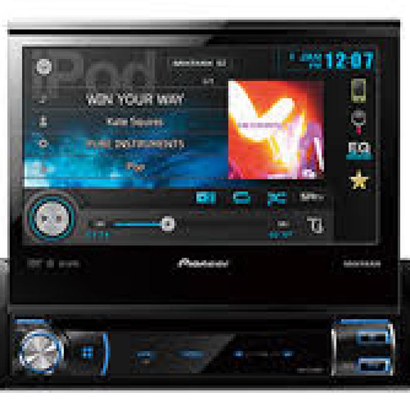 Pioneer Car dvd con pantalla ocultable de 7