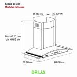 DRIJA EXTRACTOR DE GRASA TOUCH PRISMA 60