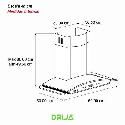 DRIJA EXTRACTOR DE GRASA TOUCH PRISMA 60