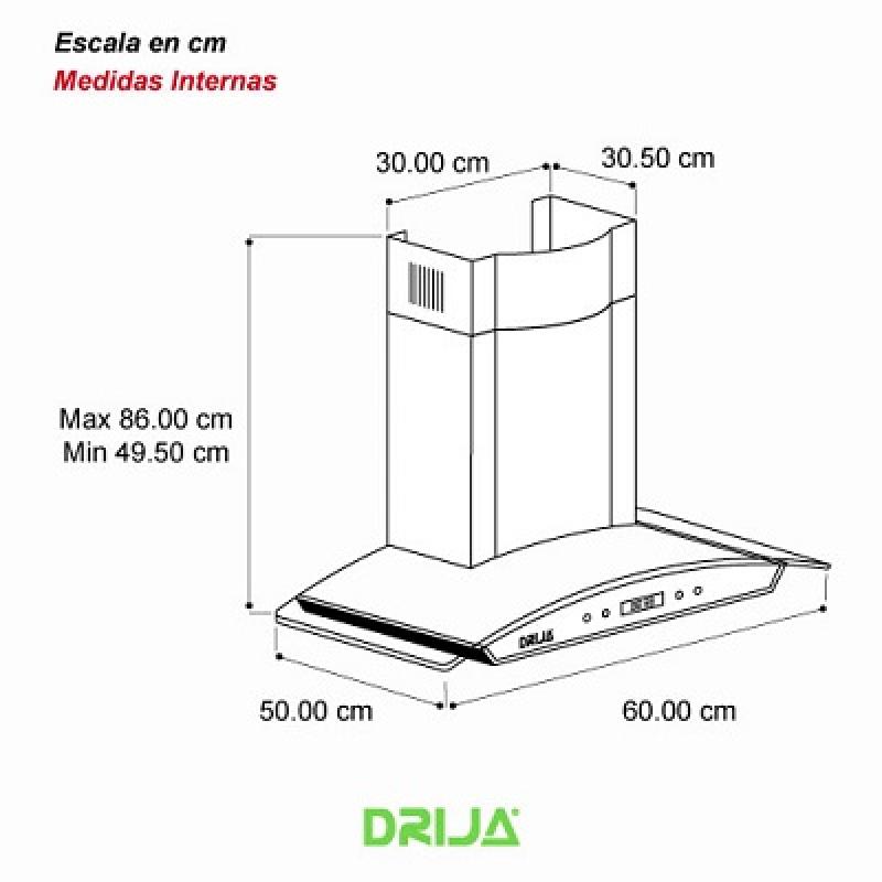 DRIJA EXTRACTOR DE GRASA TOUCH PRISMA 60