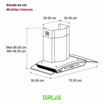 DRIJA EXTRACTOR DE GRASA PRISMA TOUCH 76