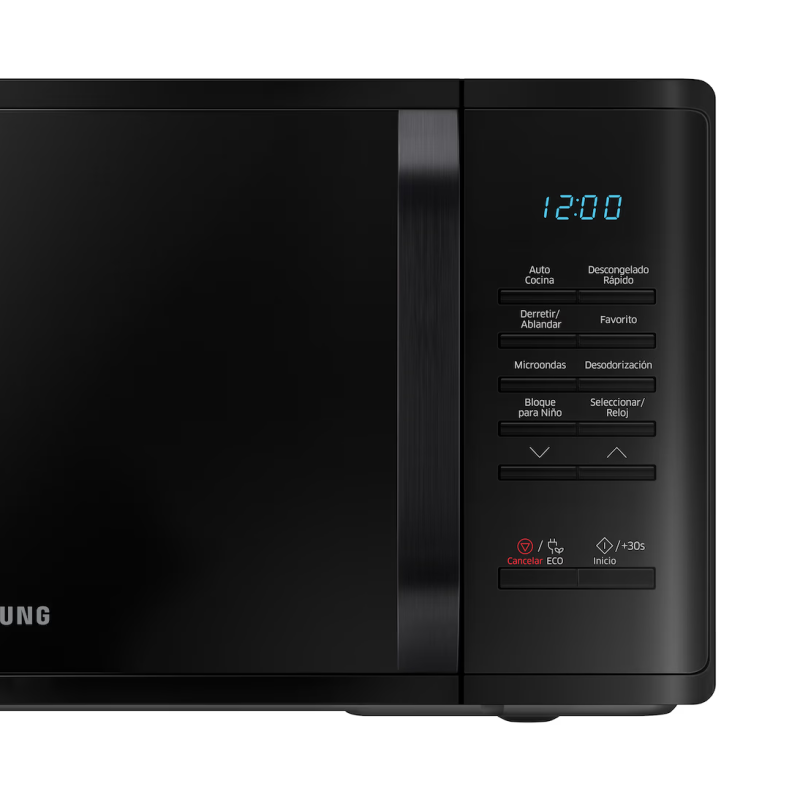 Samsung Microondas acero inoxidable quick defrost 0.8p³ 1200w ms23k3513