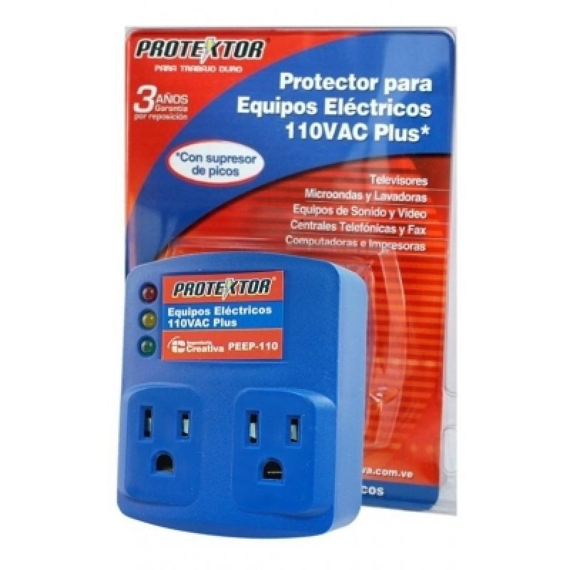 PROTEKTOR PROTECTOR DE VOLTAJE PARA EQUIPOS ELECTRICOS 110VAC PLUS