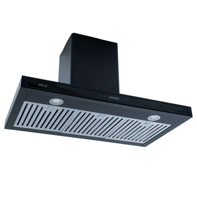 DRIJA EXTRACTOR DE GRASA 90CM COLOR NEGRO QUADRATO 90