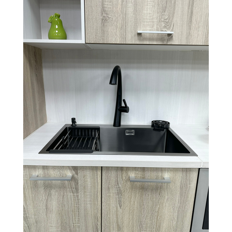 DRIJA FREGADOR EMPOTRABLE ACERO 61CM RAGUSA