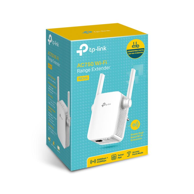 TP-LINK EXTENSOR DE RANGO WIFI AC750