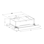 DRIJA EXTRACTOR DE GRASA EMPOTRABLE DE 60CM COLOR NEGRO