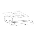 DRIJA EXTRACTOR DE GRASA EMPOTRABLE DE 76CM COLOR NEGRO