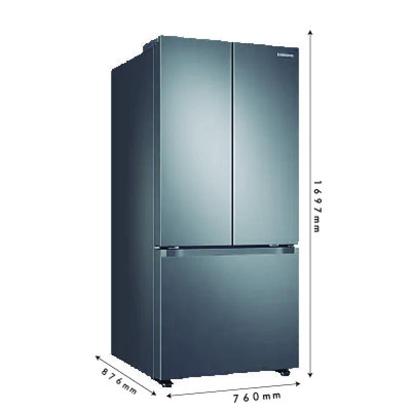 SAMSUNG REFRIGERADOR DE 22.2CUFT PUERTA FRANCESA CON DISEÃ‘O DE PUERTA PLANA RF22A4010