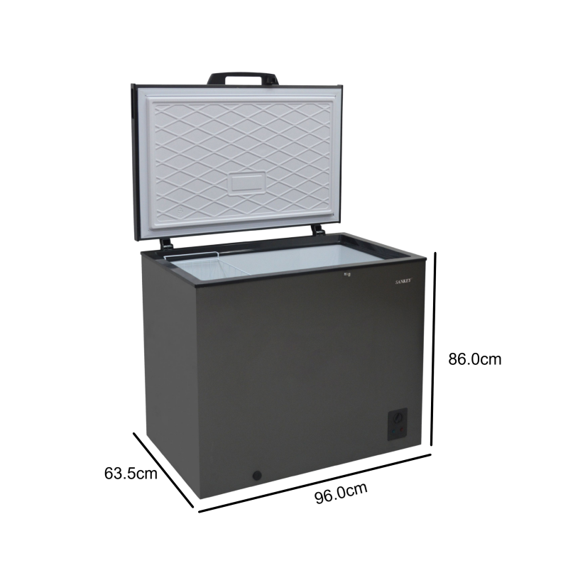 Sankey Congelador de 9.0cuft color gris rfc992