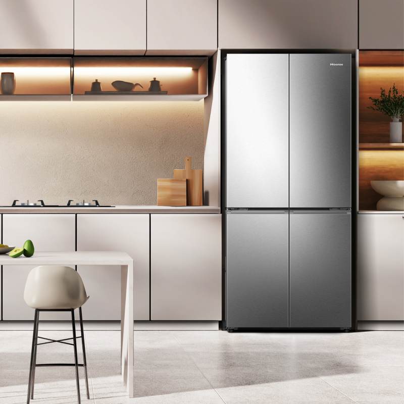 HISENSE REGRIGERADOR CROSS DOOR DE 17.1CUFT ECO INVERTER RQ171B