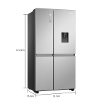 HISENSE REFRIGERADOR SIDE BY SIDE DE 22.9CUFT INVERTER RS230