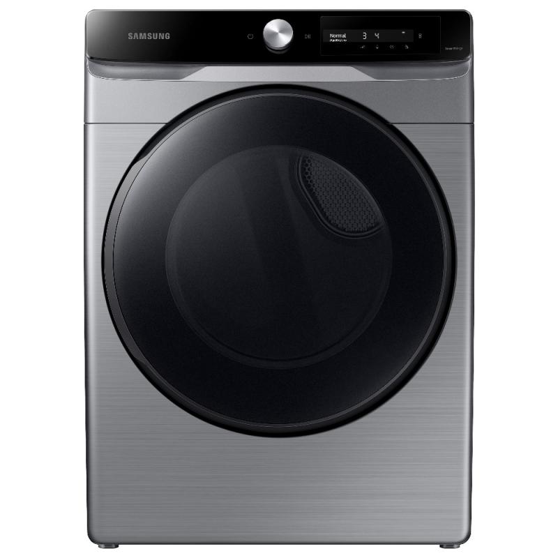 Samsung Secadora a gas carga frontal de 22kg color silver dv22c6370pp