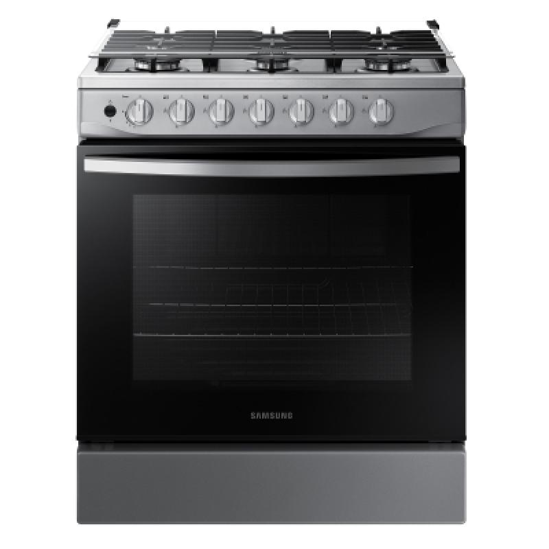 Samsung Estufa gas de 30" y horno de 5.2cuft nx52t3310