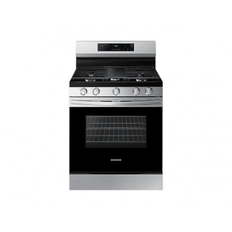SAMSUNG ESTUFA A GAS DE 30" CON 5 QUEMADORES NX60A6115SS