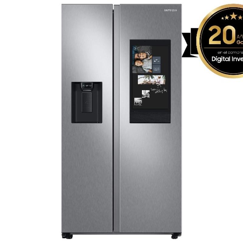Samsung Refrigerador side by side de 21.5cuft con tablero familiar rs22a5561