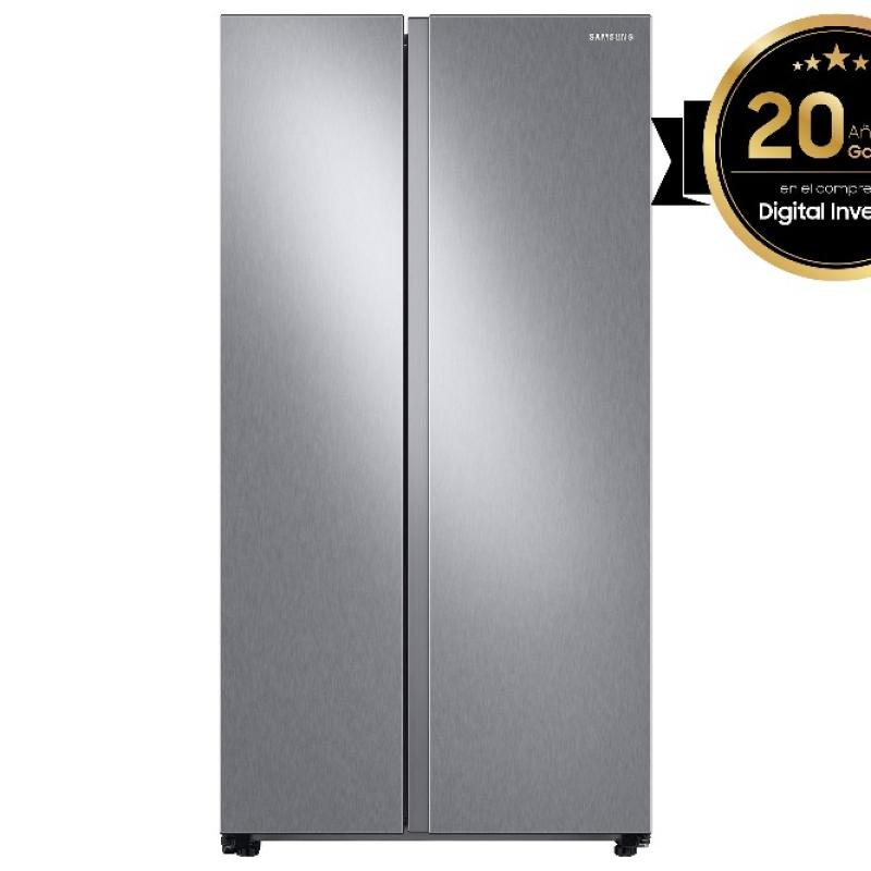 SAMSUNG REFRIGERADOR SIDE BY SIDE DE 22.8CUFT COLOR SILVER MIRROR RS23T5B00