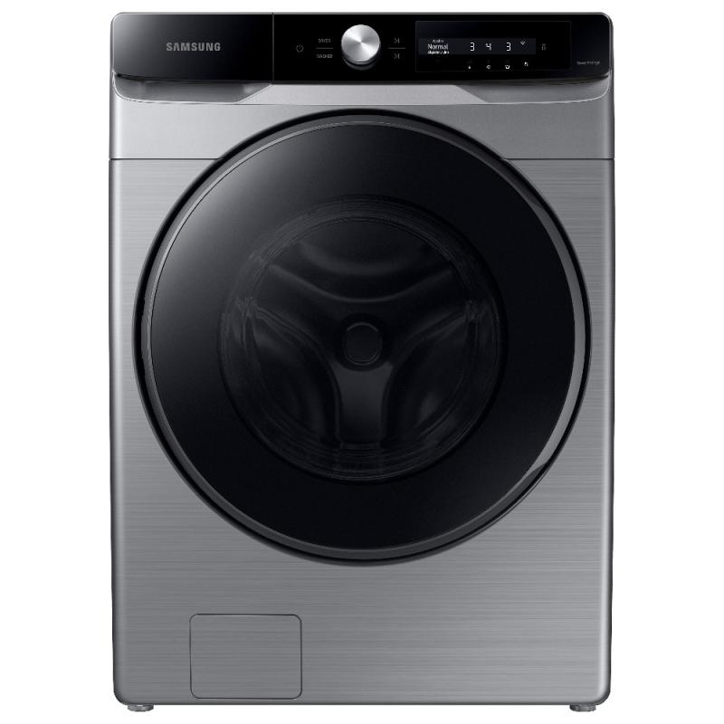 Samsung Lavadora carga frontal de 22kg color acero wf22c6400ap