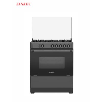 SANKEY ESTUFA A GAS DE 30" 5 QUEMADORES COLOR NEGRO BERTA