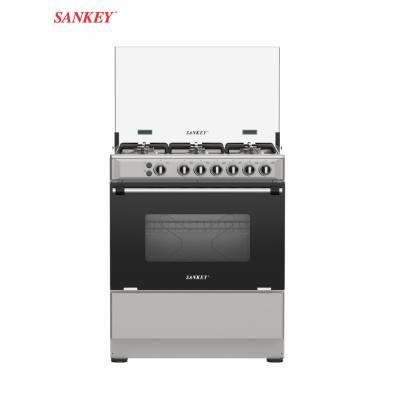 SANKEY ESTUFA A GAS DE 30" 6 QUEMADORES COLOR GRIS BERTA