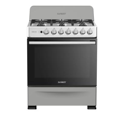 SANKEY ESTUFA A GAS DE 30" 6 QUEMADORES COLOR GRIS