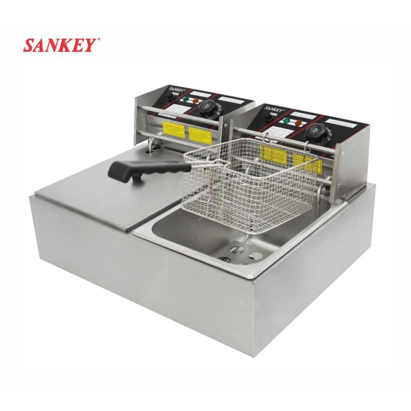 Sankey Freidora electrica de aceite de 6l + 6l