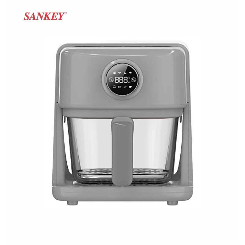 Sankey Freidora de aire 3l con jarra de vidrio color gris frw3012