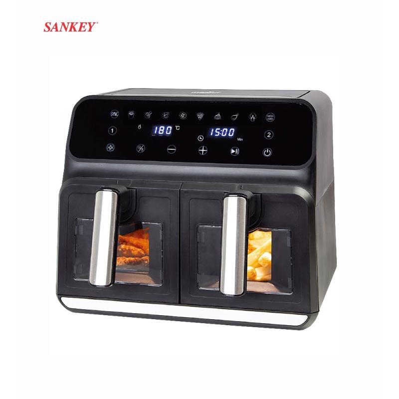Sankey Freidora de aire dual de 4l+4l frw8d01