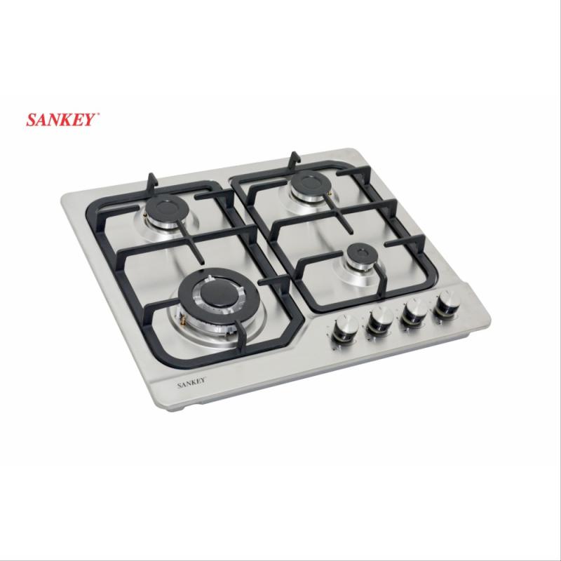 SANKEY ESTUFA EMPOTRABLE 24" A GAS DE 4 QUEMADORES GSH590