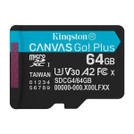 Kingston Memoria micro sdxc 64gb canvas go plus gen4 200 mb/s sdcg4