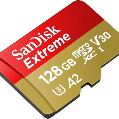Sandisk Memoria micro sd sandisk xtreme 128gb uhsi c10 a2 u3 v30 sdsqxaa128