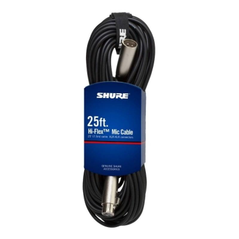 SHURE CABLE PARA MICROFONO HI-FLEX DE 7.5M C25