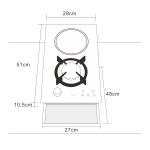 DRIJA ESTUFA DE 29CM DUAL (GAS Y ELECTRICA) VITRO CERAMICA SICILIA 30