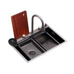 Drija Fregador empotrable doble funcion agua fria y caliente 84cm siena