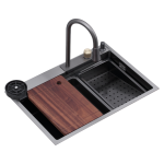 DRIJA FREGADOR EMPOTRABLE DOBLE FUNCION AGUA FRIA Y CALIENTE 75CM SIENA