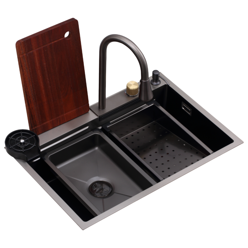 DRIJA FREGADOR EMPOTRABLE DOBLE FUNCION AGUA FRIA Y CALIENTE 75CM SIENA