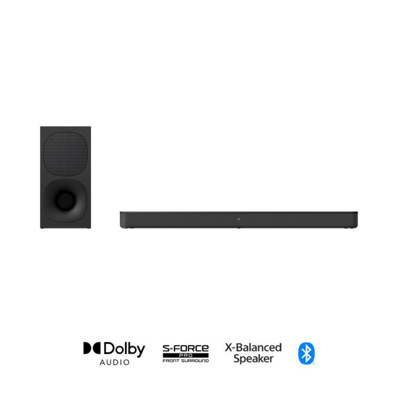 SONY BARRA DE SONIDO DE 2.1CH CON SUBWOOFER INALAMBRICO S400