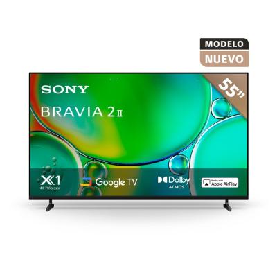 SONY SMART TV DE 55" UHD 4K BRAVIA II GOOGLE TV X-REALITY PRO S20M2
