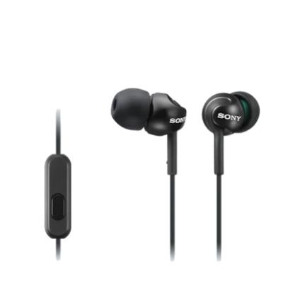 SONY AUDIFONOS IN-EAR DE BOTON COLOR NEGRO MDREX110AP
